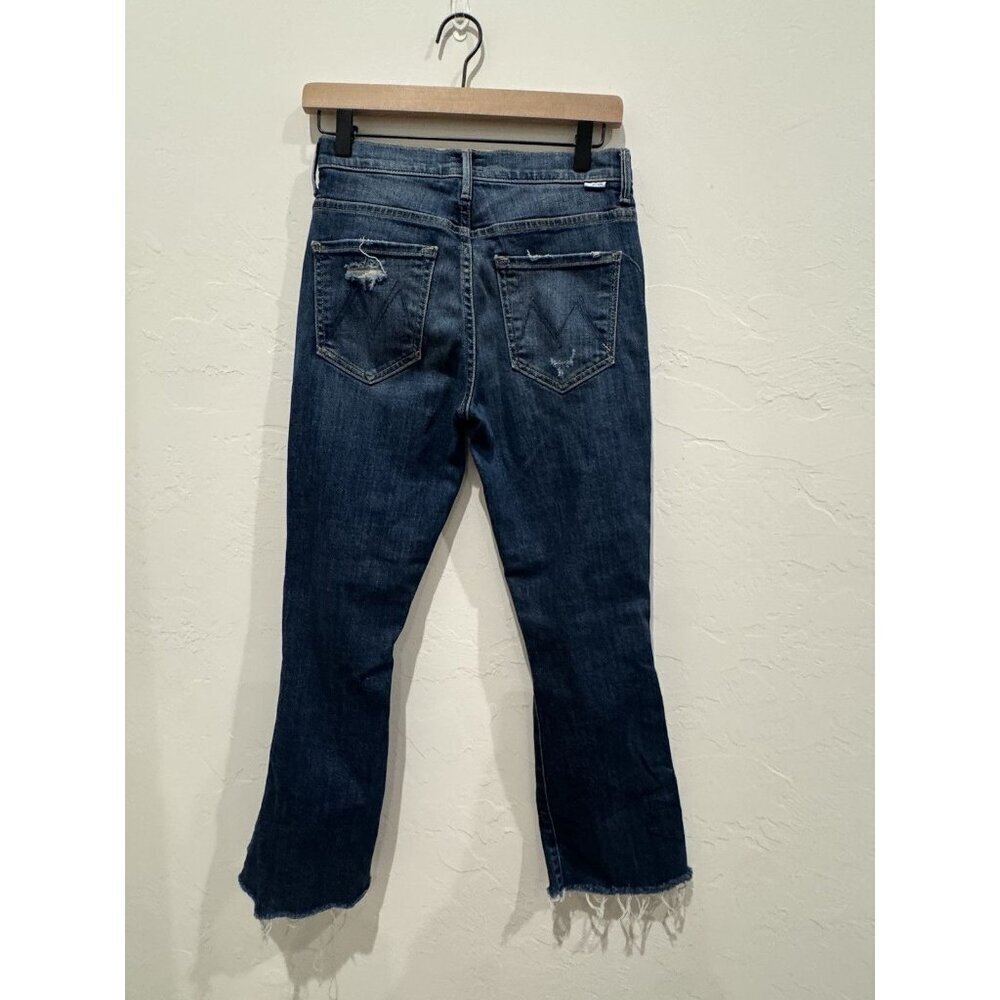 Mother Jeans THE INSIDER CROP STEP FRAY wicked Willflower Size 26 - Picture 13 of 16